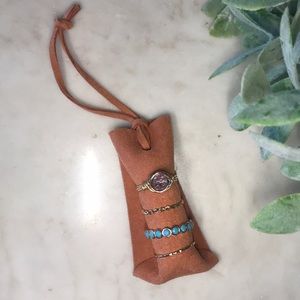 Anthropologie- Love Me Not Ring Set